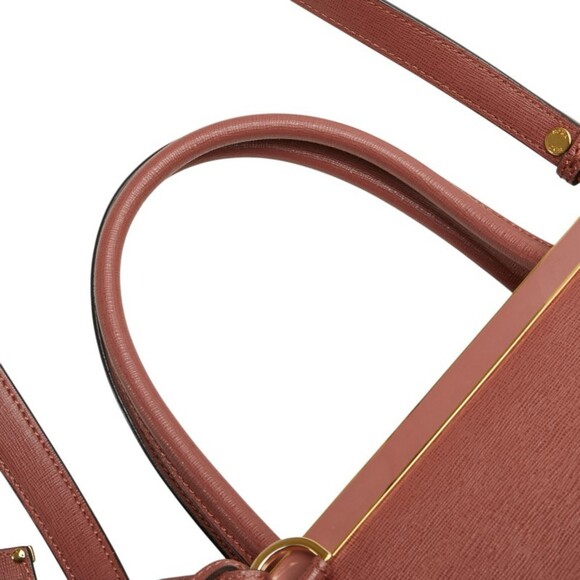 FENDI Pink Leather Shoulder Bag - Picture 9 of 13